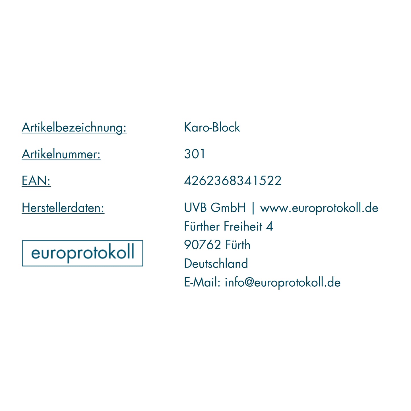 Karo-Durchschreibeblock