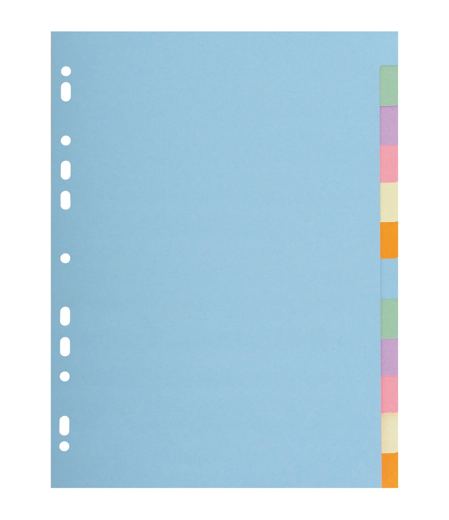 Pastell-Register, 12-teilig, bunt