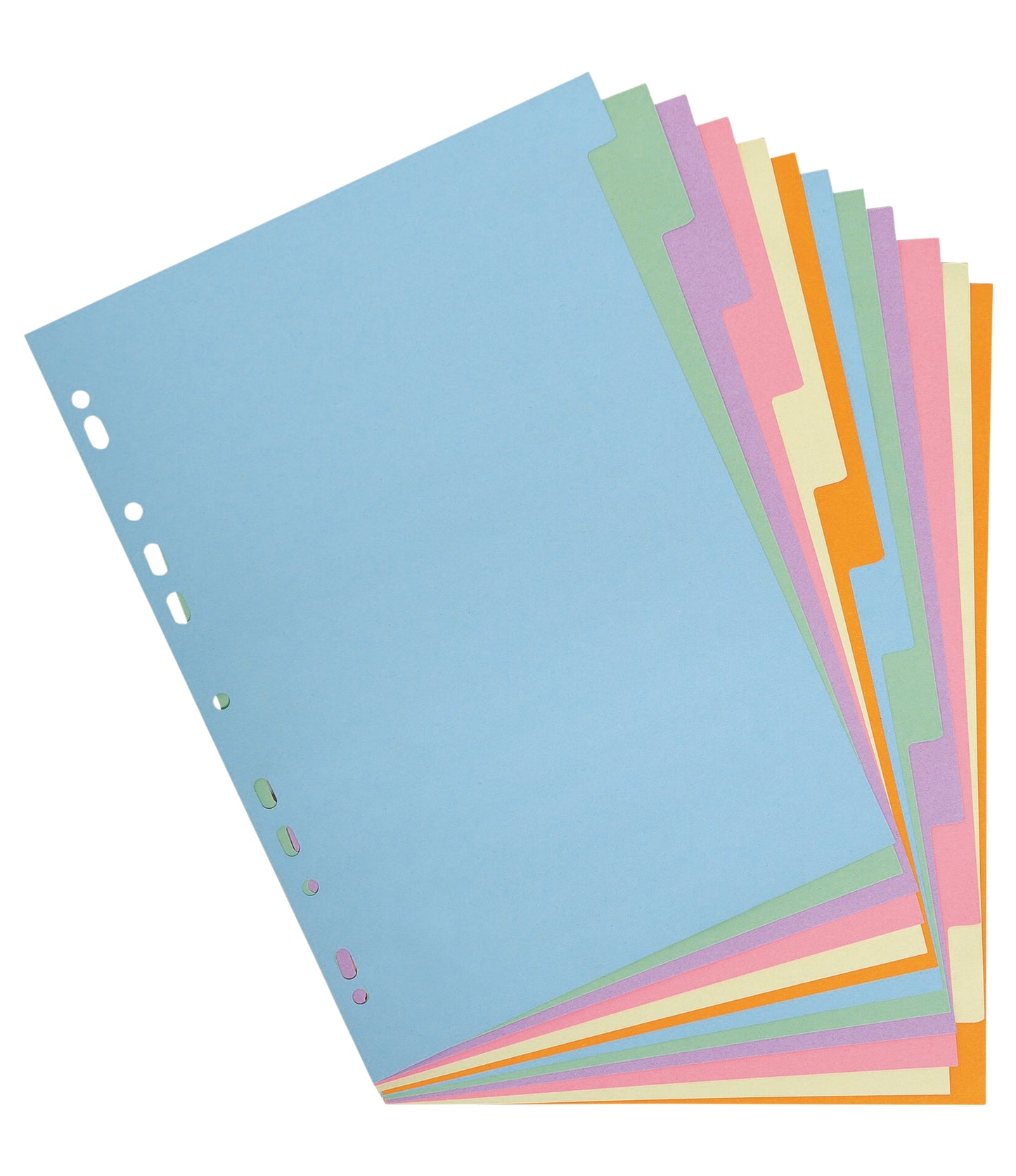 Pastell-Register, 12-teilig, bunt