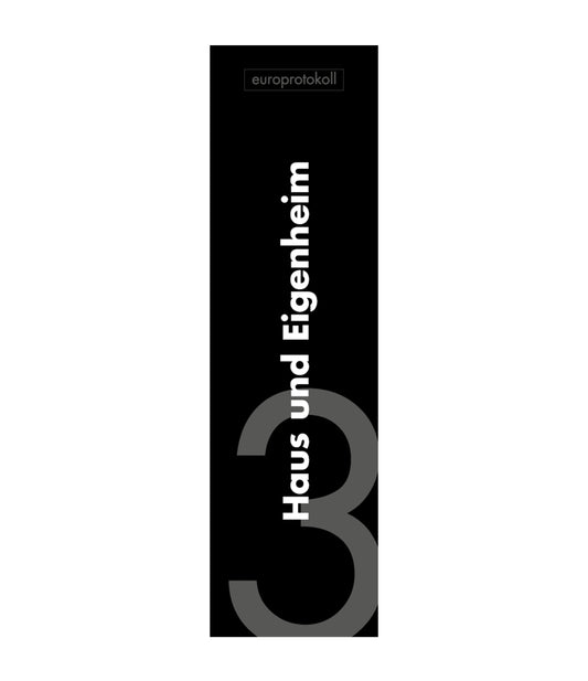 Rückenschild 'Haus und Eigenheim' für DIN A4 Ordner