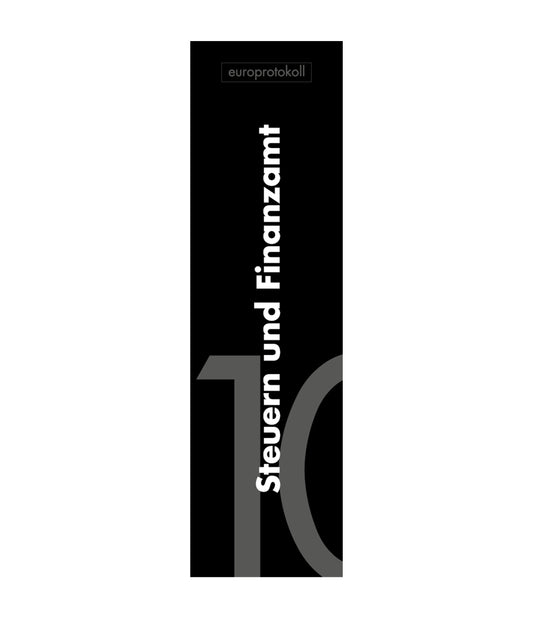 Rückenschild 'Steuern und Finanzamt' für DIN A4 Ordner