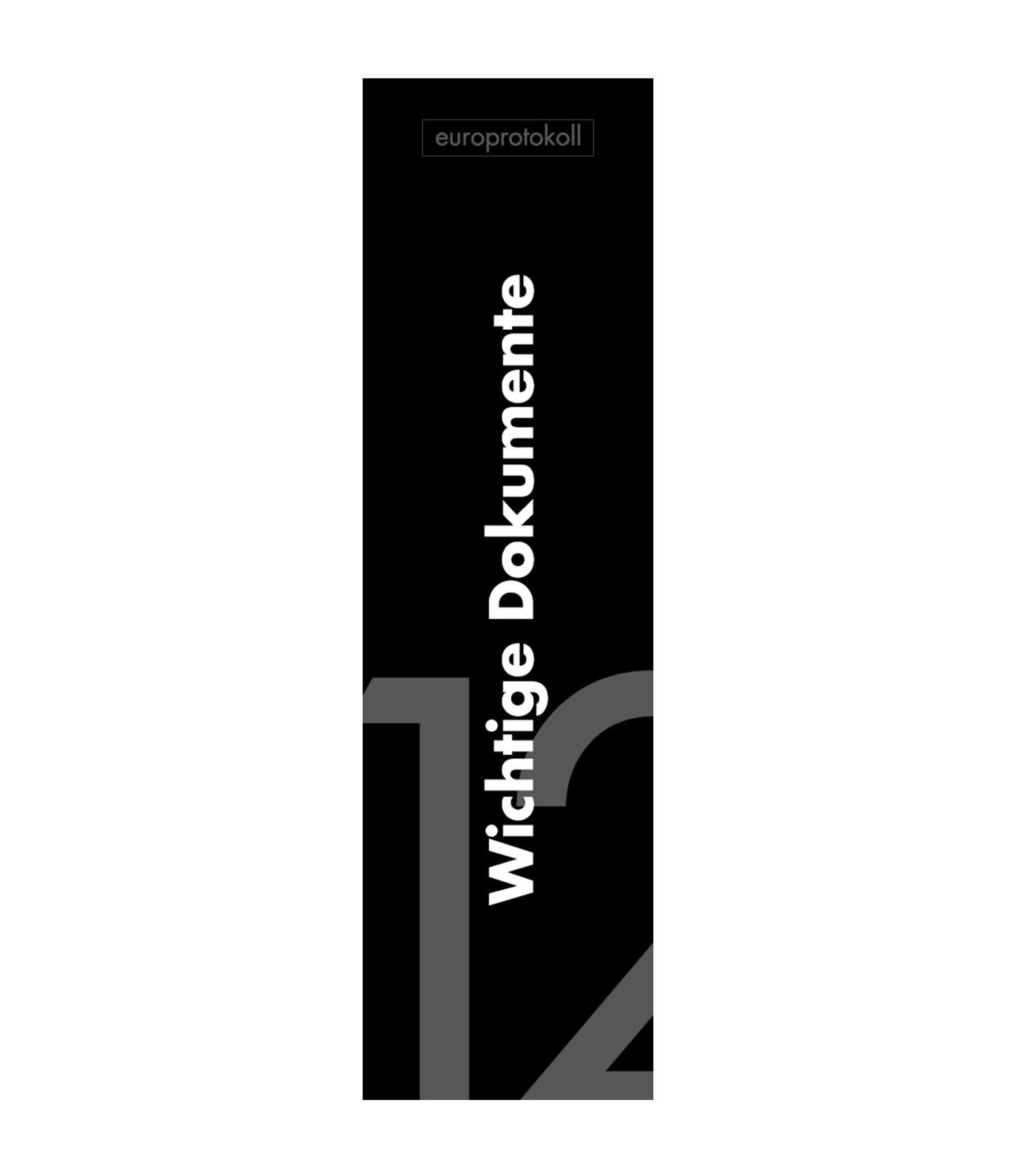 Rückenschild 'wichtige Dokumente' für DIN A4 Ordner